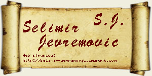 Selimir Jevremović vizit kartica